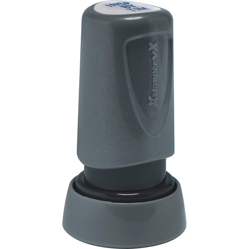 VX Pre-Inked Message Stamps, 5/8" Diameter, 1-3 Lines, 6 Character
