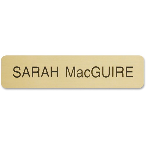 Designer Nameplate, Replacement Only, No Frame, 2" x 8", AST