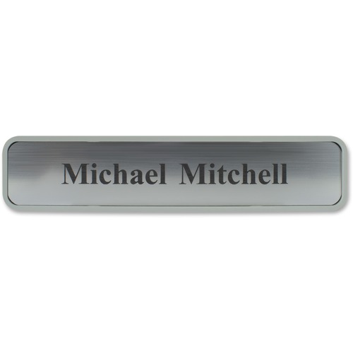 Designer Sign, 2" x 10", Gray Frame