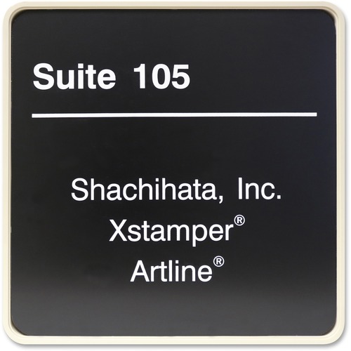 Designer Wall/Door Sign, 8" x 8", Almond Frame