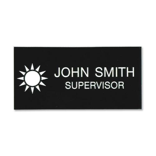 Standard Logo Name Badge, 3 Lines of Copy, 1-1/2" x 3"