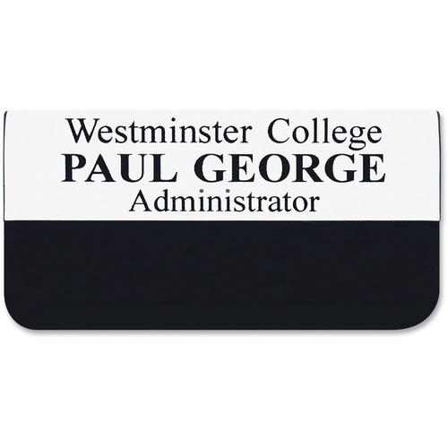 Pocket Name Badge, 1-1/2" x 3", Assorted