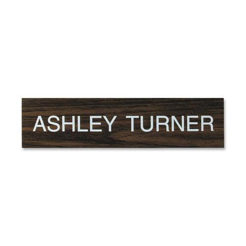 Nameplate Only, Plastic, 2" x 10"