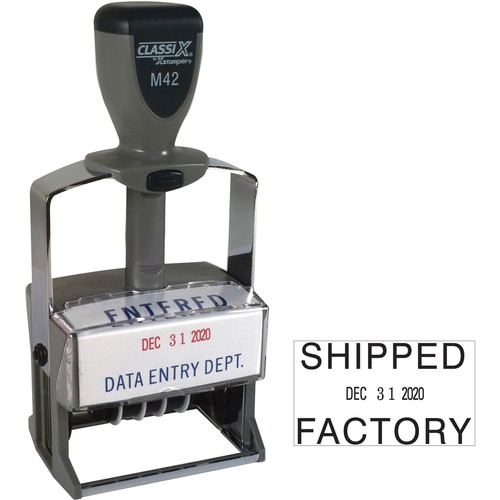 Stamp, Date, 1x2-1/4