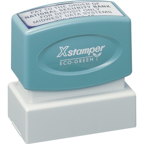 Stamp, Endorsement, 1" x 2"