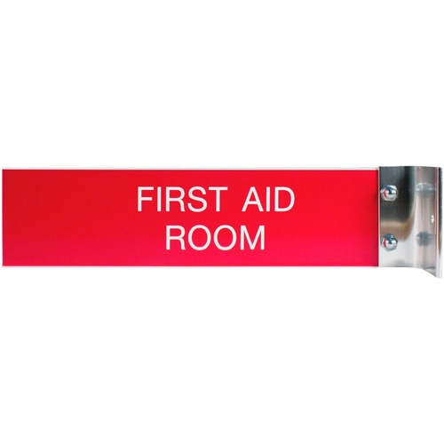 Sign, Wall, Corridor, Customized, Aluminum Connector, 2" x 8", SR