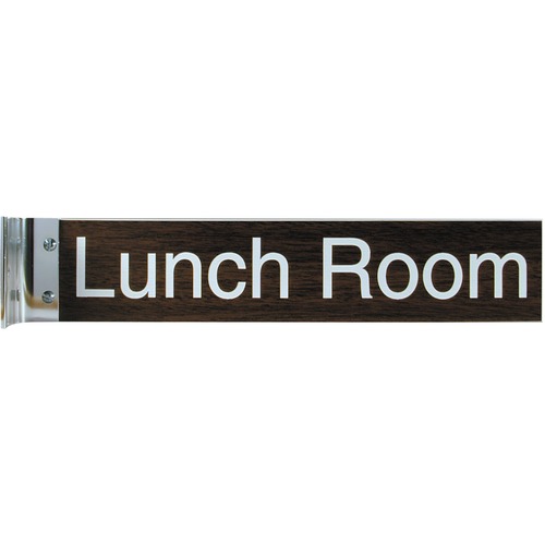 Sign, Wall, Corridor, Customized, Aluminum Connector, 2" x 10", SR