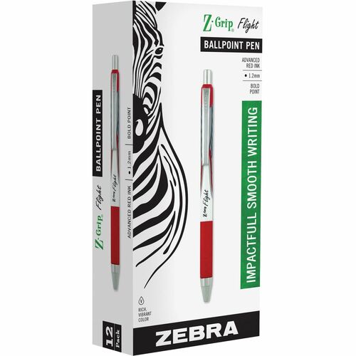 Pen, Z-Grip, Flight, Rt, 1.2mm 12/DZ