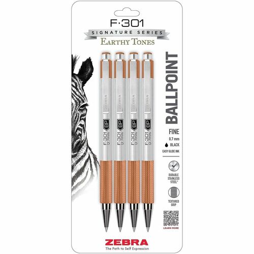 Pen, F301 RT BP, 0.7, Terracotta 4/PK