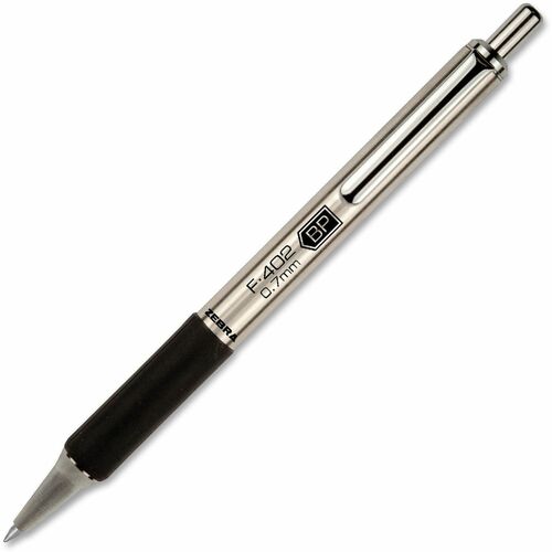 Pen, Ballpoint, F-402, Retractable, 0.7, Black