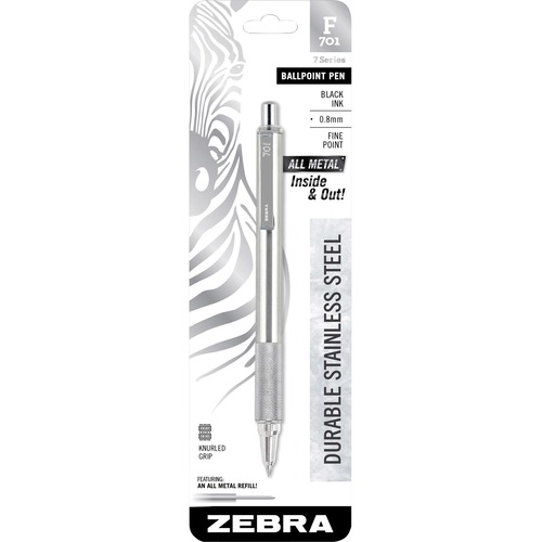 Pen, Ballpoint, F-701, Retractable, 0.7, Black