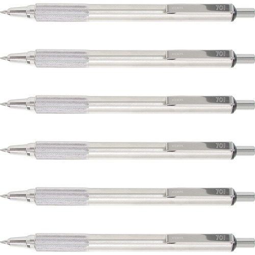 Pen, Ballpoint, F-701, Retractable, 0.7, Black 6/BX