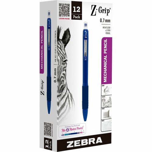 Pencil, Mech, 0.7 Millimeter, Blue 12/DZ