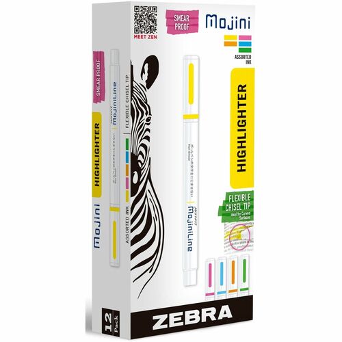 Highlighter, Asst Brights, Dozen 12/DZ