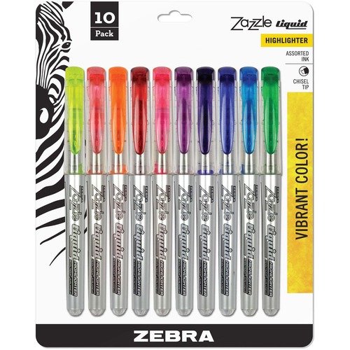 Highlighter, Assorted 10/PK