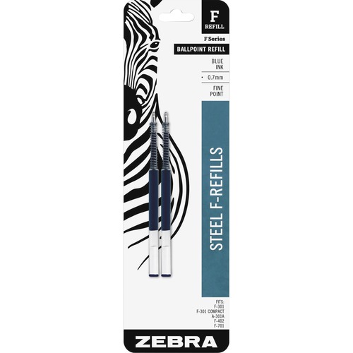 Refill, F-Series, 0.7, Blue, Two Pack 2/PK