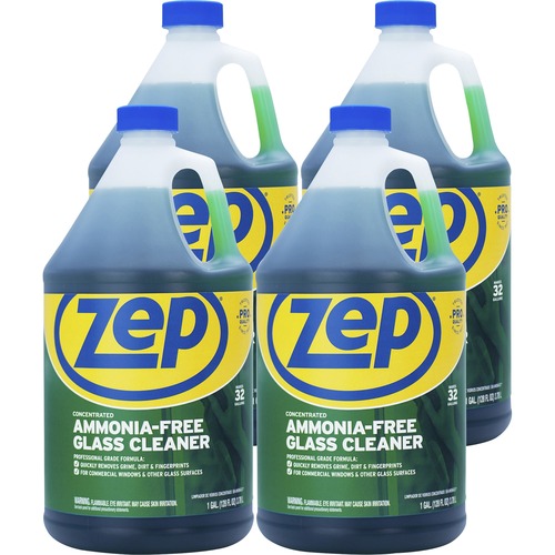 Cleaner, Glass, Concentrate, Zep 4/CT