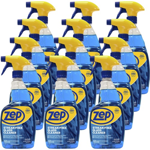 Cleaner, Glass, Zep, 32 Ounce 12/CT