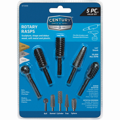 5PC Rotary Rasps Set