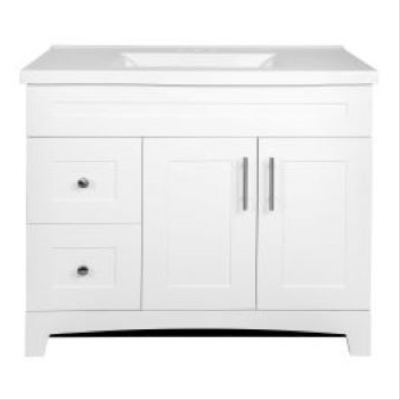 36"WHT DR/Draw VanCombo