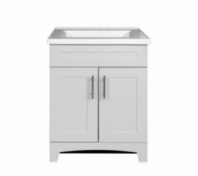 24" GRY Vanity Combo
