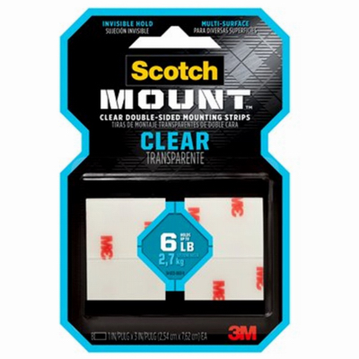 8CT 3" CLR MNT Strip
