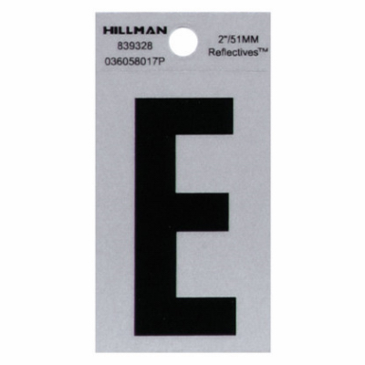2"BLK Letter E Adhesive
