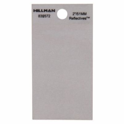 2" BLK Blank Adhesive