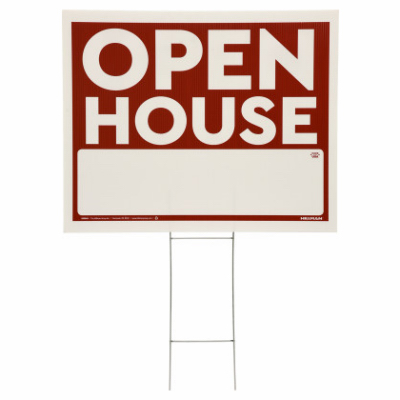 20x24RED/WHT House Sign