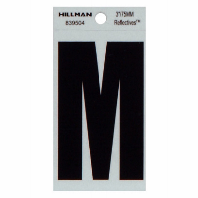 3" BLK M Thin Adhesive
