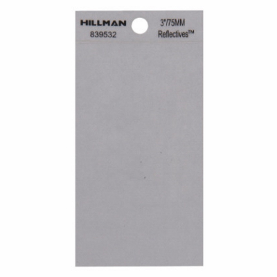 3" Blank Thin Adhesive
