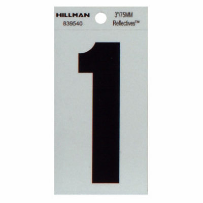 3" BLK 1 Thin Adhesive