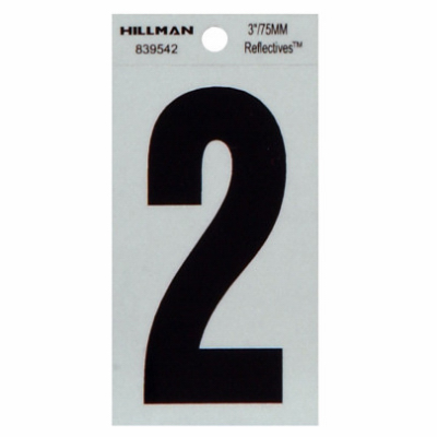 3" BLK 2 Thin Adhesive