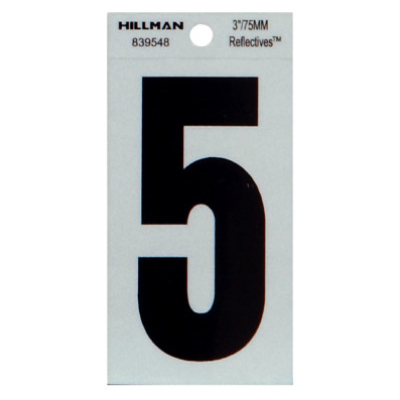 3" BLK 5 Thin Adhesive
