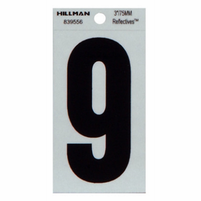 3" BLK 9 Thin Adhesive