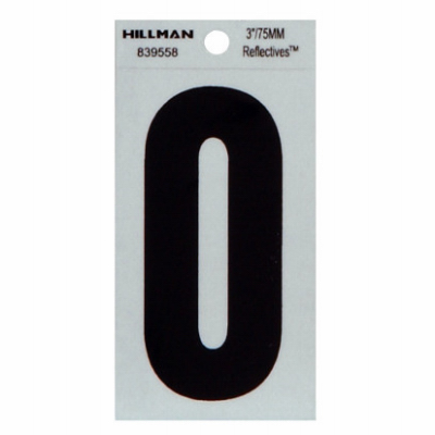 3" BLK 0 Thin Adhesive