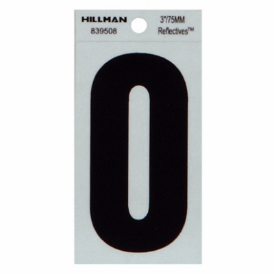 3" BLK O Thin Adhesive