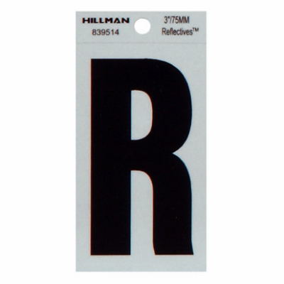 3" BLK R Thin Adhesive
