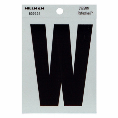 3" BLK W Thin Adhesive