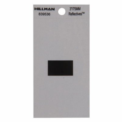 3" BLK Hyphen Adhesive