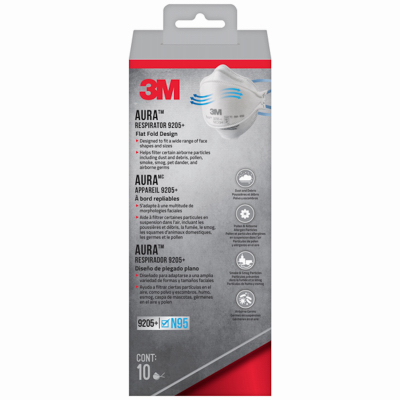 3M 10PK N95 Resp Mask