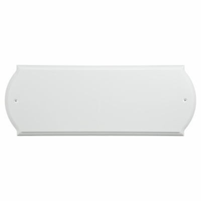 6X17 WHT Address Plaque