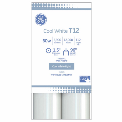 GE 2PK 60W T12 Flu Tube