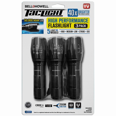 3PK Taclight Flashlight
