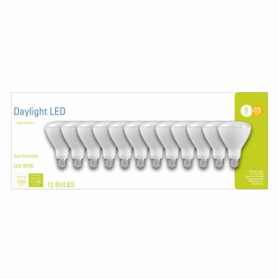 GE 12PK 9W BR30 Bulb