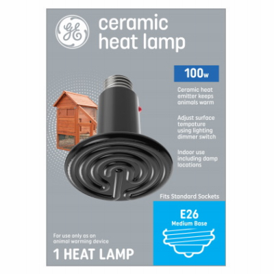 GE 100W Heat Bulb