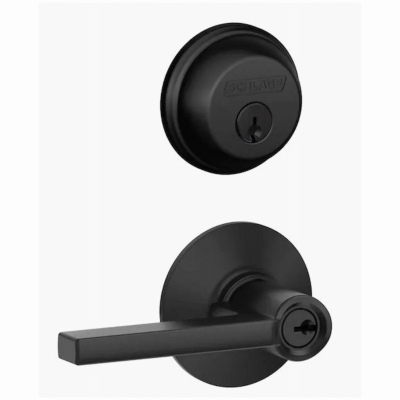 BLK Deadbolt/Lever