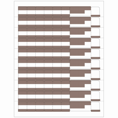 Cut Sheet Bin Labels