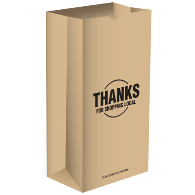 400PK 1/7LB Paper Bag