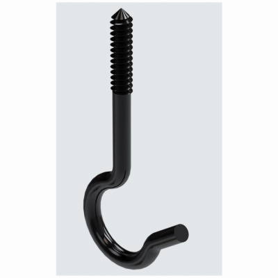 3PK BLK Ceiling Hook